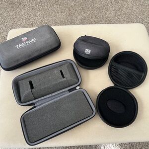TAG Heuer Watch Case Set - Black and Gray